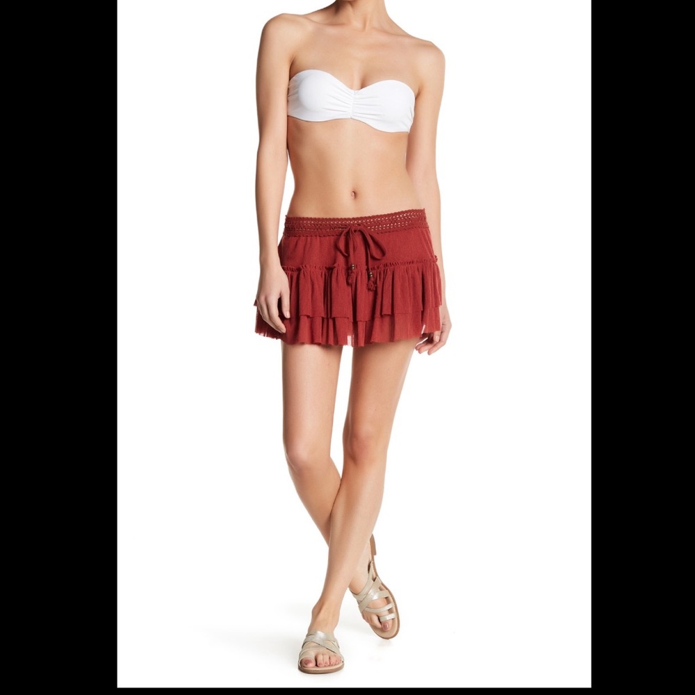Robin Piccone Sophia Mesh Skort Medium